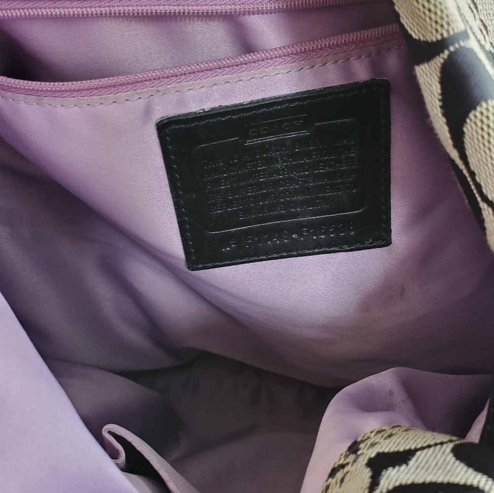 Monogram Coach Purse - Picture 3 of 4